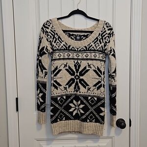 America Eagle Knit Christmas Sweater.